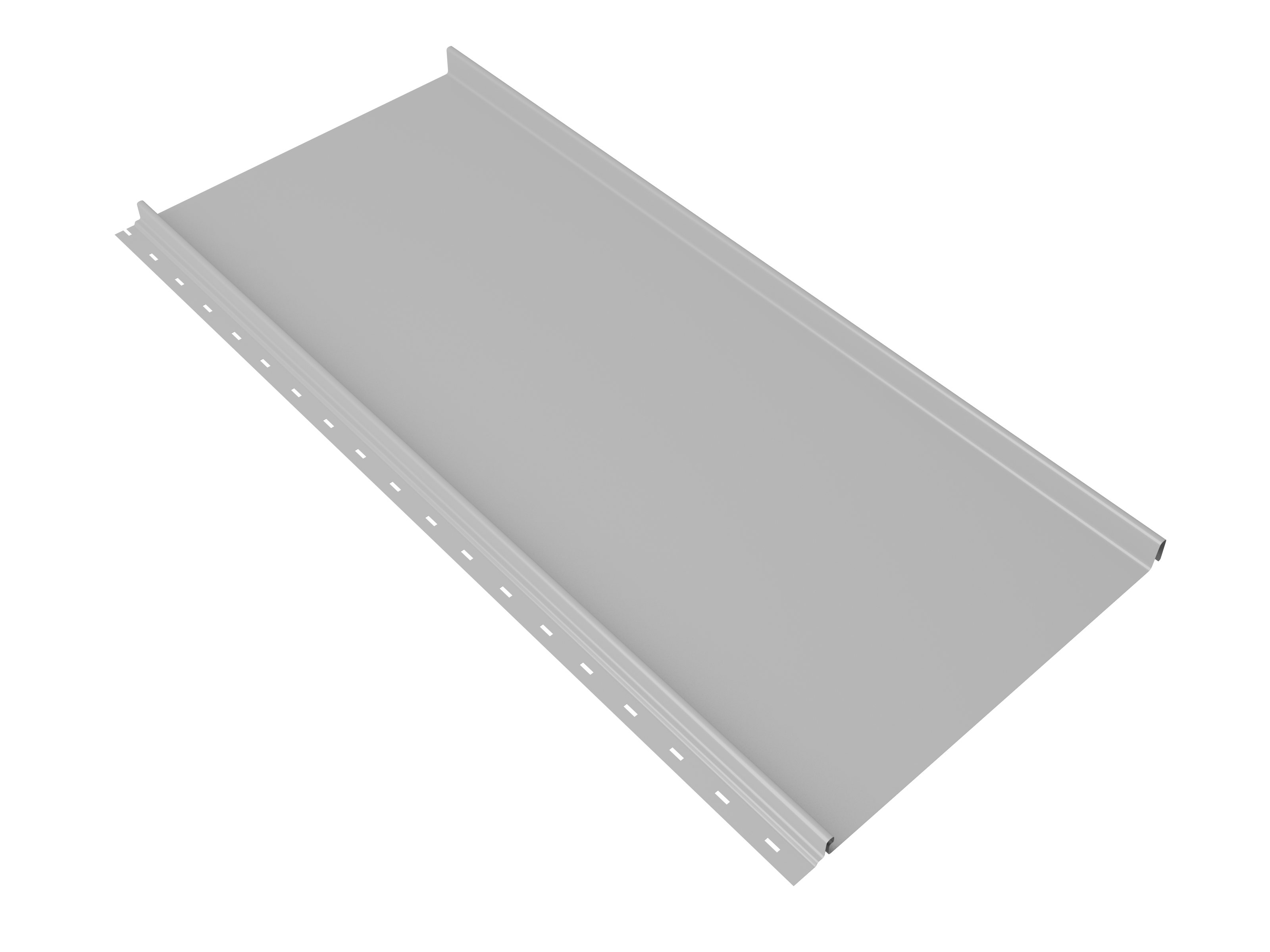 Кликфальц mini Grand Line 0,45 Drap TX с пленкой на замках RAL 7047 телегрей 4