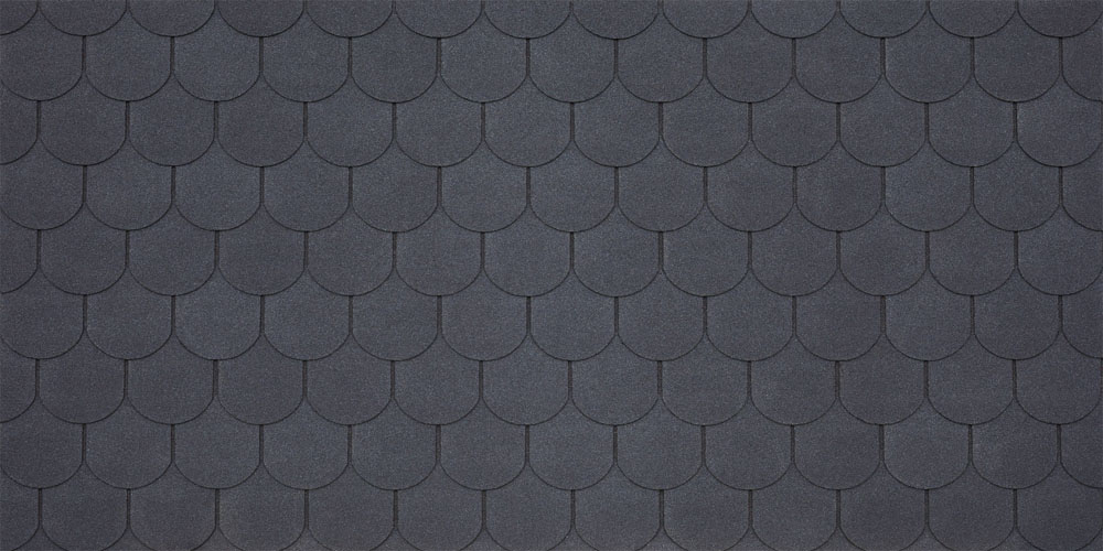 Черепица гибкая Tegola Assisi ardesia 468 (темно-серый)