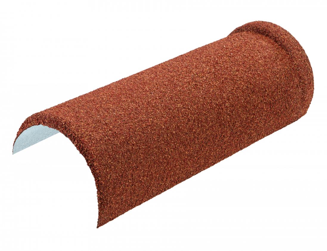 Конек полукруглый для композитной черепицы Luxard коралл (0,395м)