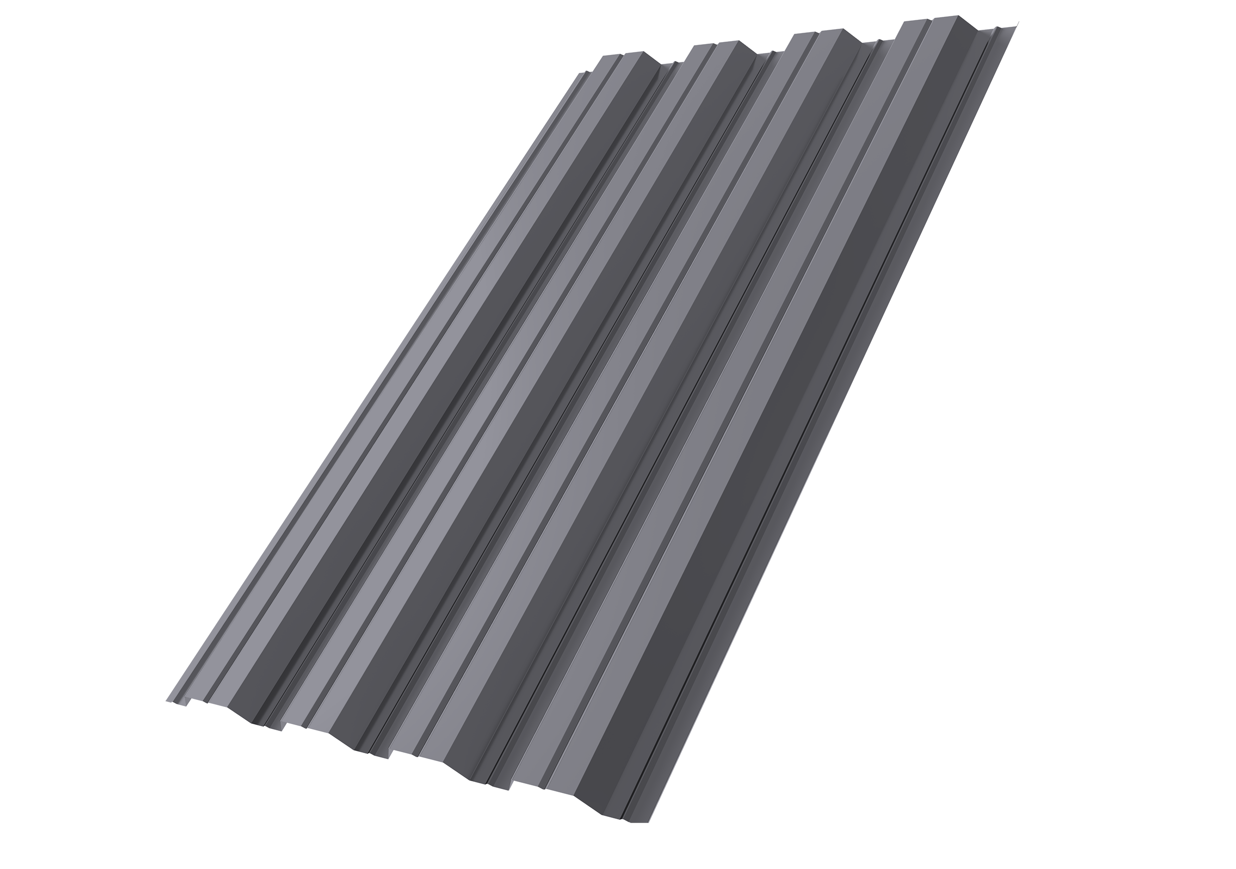 Профнастил НС44A Grand Line 0,5 Satin RAL 7004 сигнальный серый