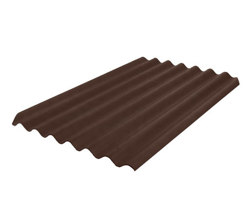 Черепица фиброцементная Профи Тисма 40/150-8-1740х1130х5,8 коричневый