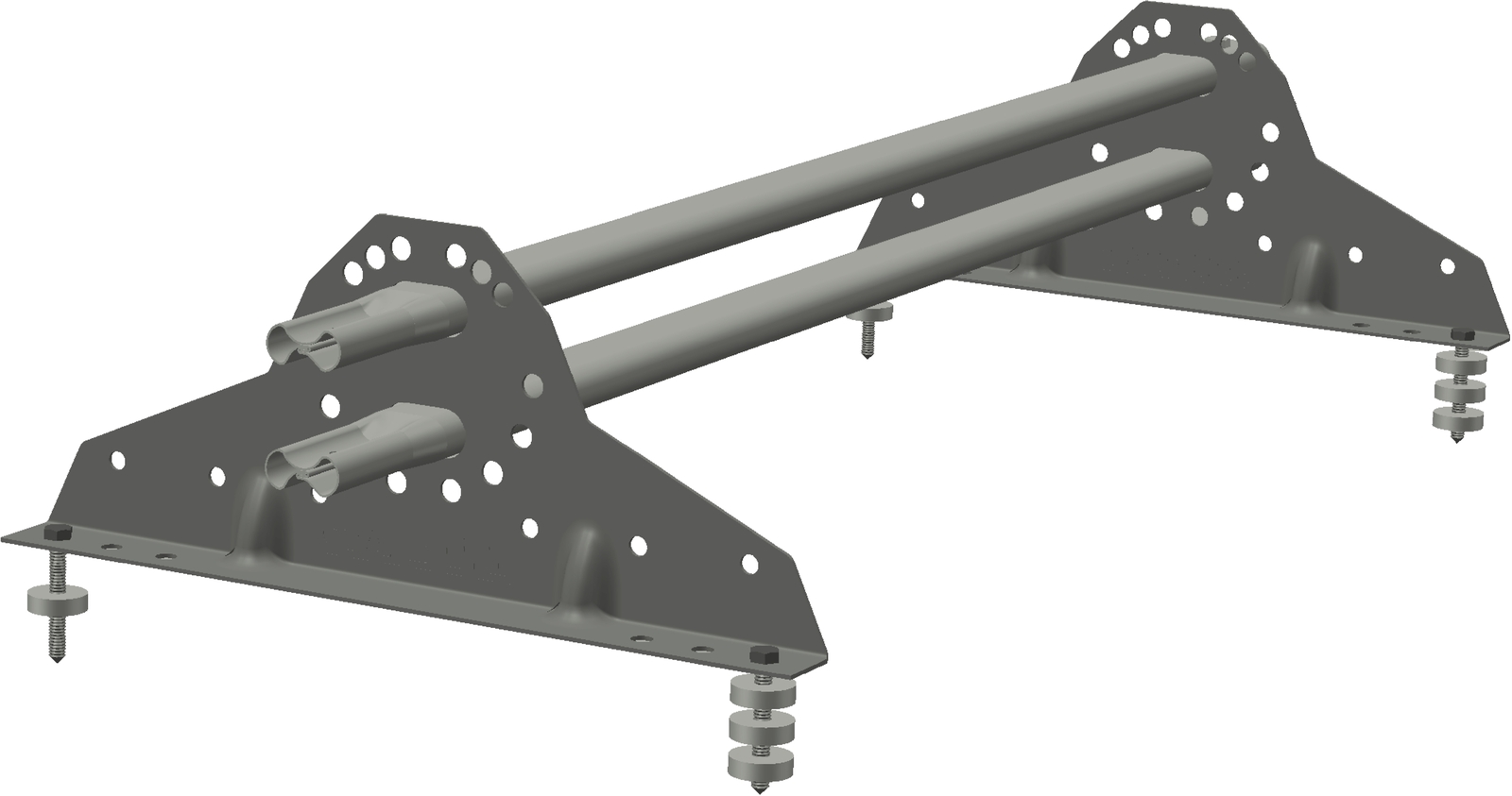 Снегозадержатель трубчатый Grand Line RAL 7037 1м