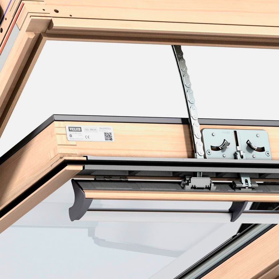 Окно мансардное VELUX GGL 306821 Integra электро 66х118 (двухкамерное, с электроприводом, ручка сверху)