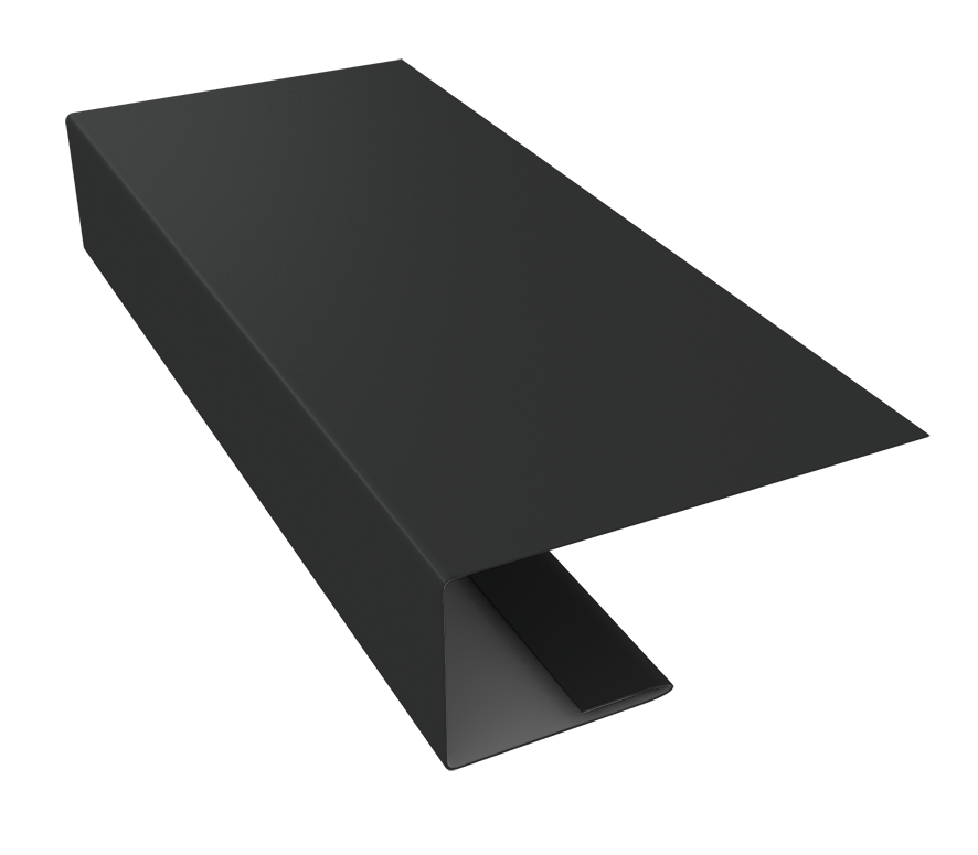 J-Профиль 18мм 0,5 Satin с пленкой RAL 7016 антрацитово-серый (3м)