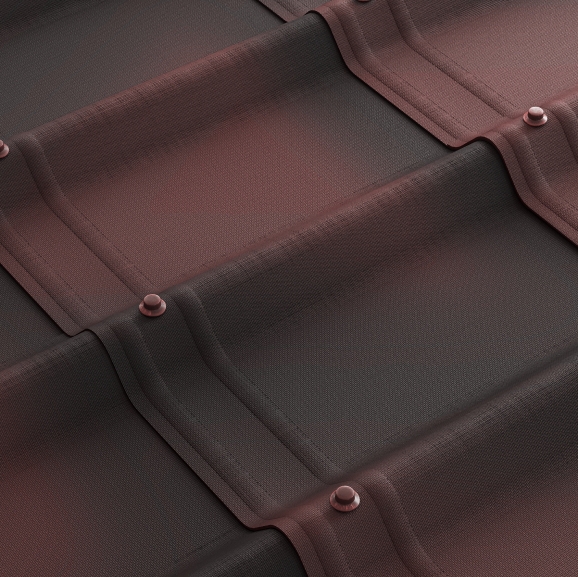 Черепица Ондувилла красный бархат