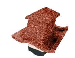 Вентилятор кровельный для композитной черепицы Metrotile HV15-15 MetroRoman скарлет