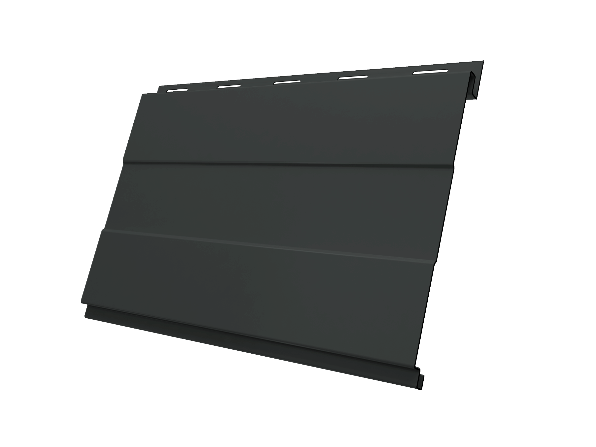 Софит Вертикаль 0,2 prof Grand Line 0,45 PE-Double RAL 7016 антрацитово-серый