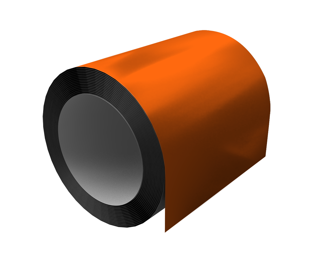 Отмотка Grand Line 0,45 PE с пленкой RAL 2004 оранжевый