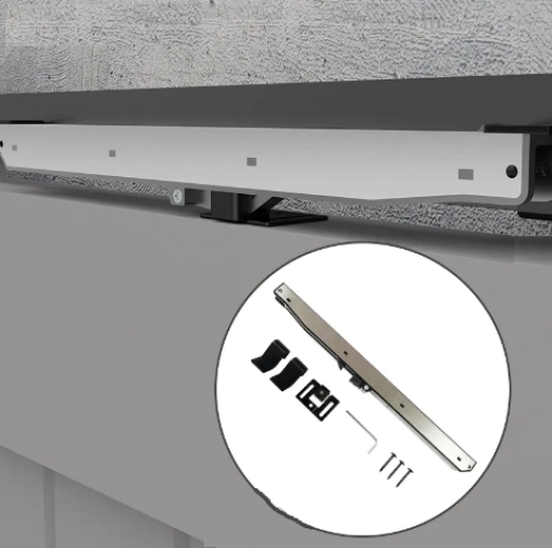 Доводчик для амбарного механизма из нержавеющей стали в стиле LOFT - SOFT CLOSE арт HM2804