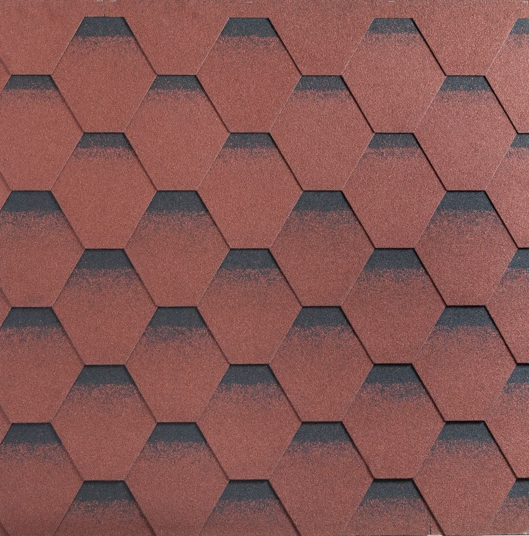 Черепица гибкая Katepal Katrilli осенне-красный