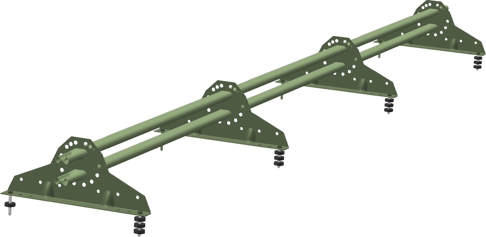 Снегозадержатель трубчатый Grand Line RAL 6019 3м