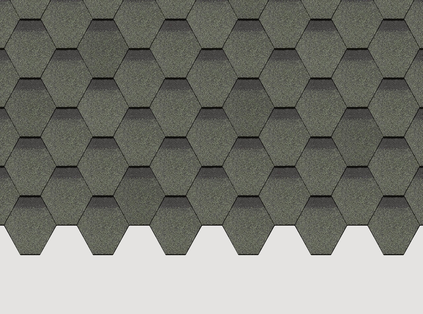 Черепица гибкая Docke Pie Standart Сота зеленый