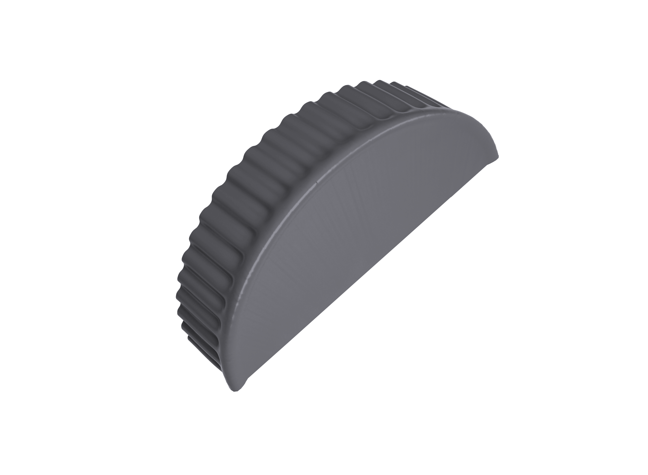 Заглушка торцевая 0,5 Satin RAL 7004 сигнальный серый