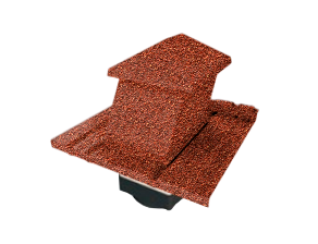 Вентилятор кровельный для композитной черепицы Metrotile HV15-15 MetroShake 2 скарлет