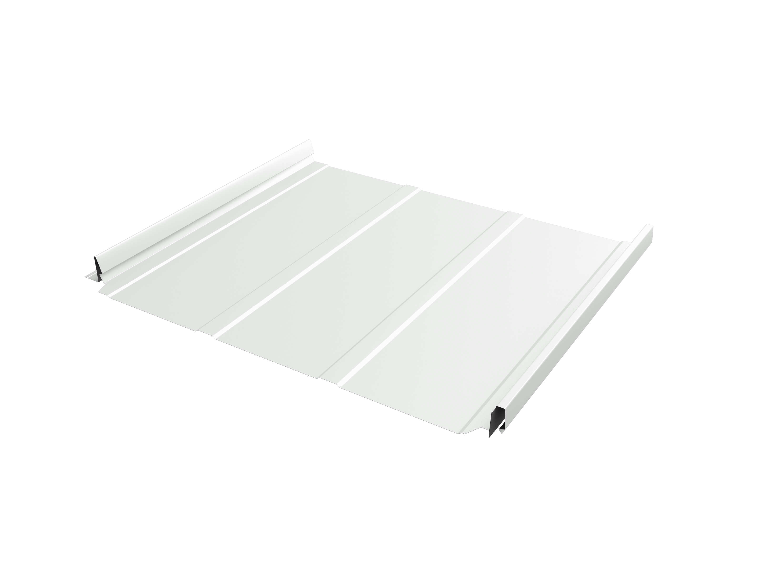 Кликфальц Pro Line Grand Line 0,5 PE с пленкой на замках RAL 9003 сигнальный белый