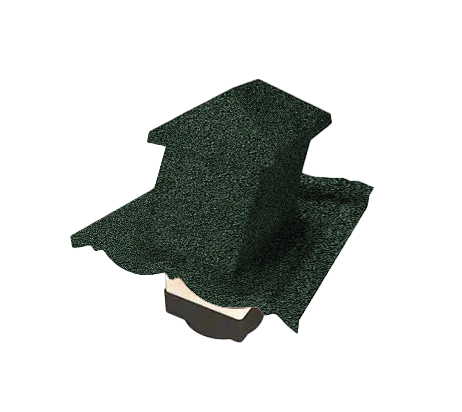 Вентилятор кровельный для композитной черепицы Metrotile HV15-15 MetroClassic темно-зеленый