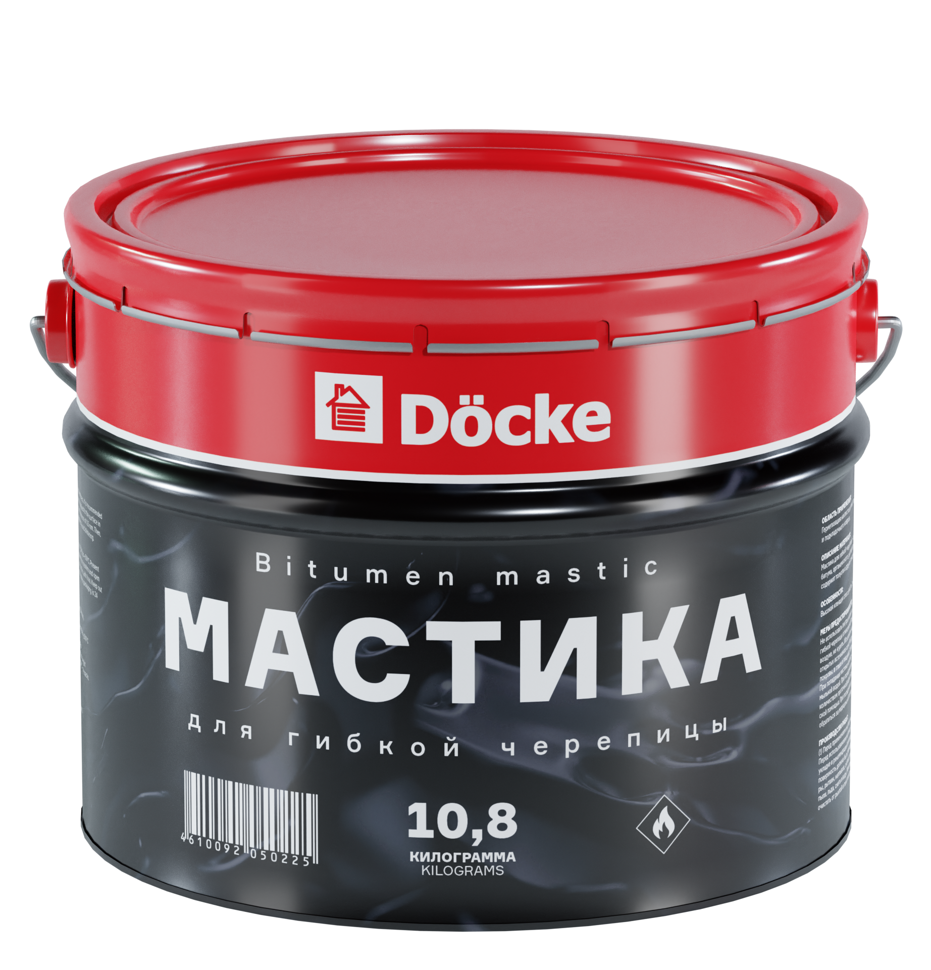 Мастика Docke для гибкой черепицы 10л (10,8кг)