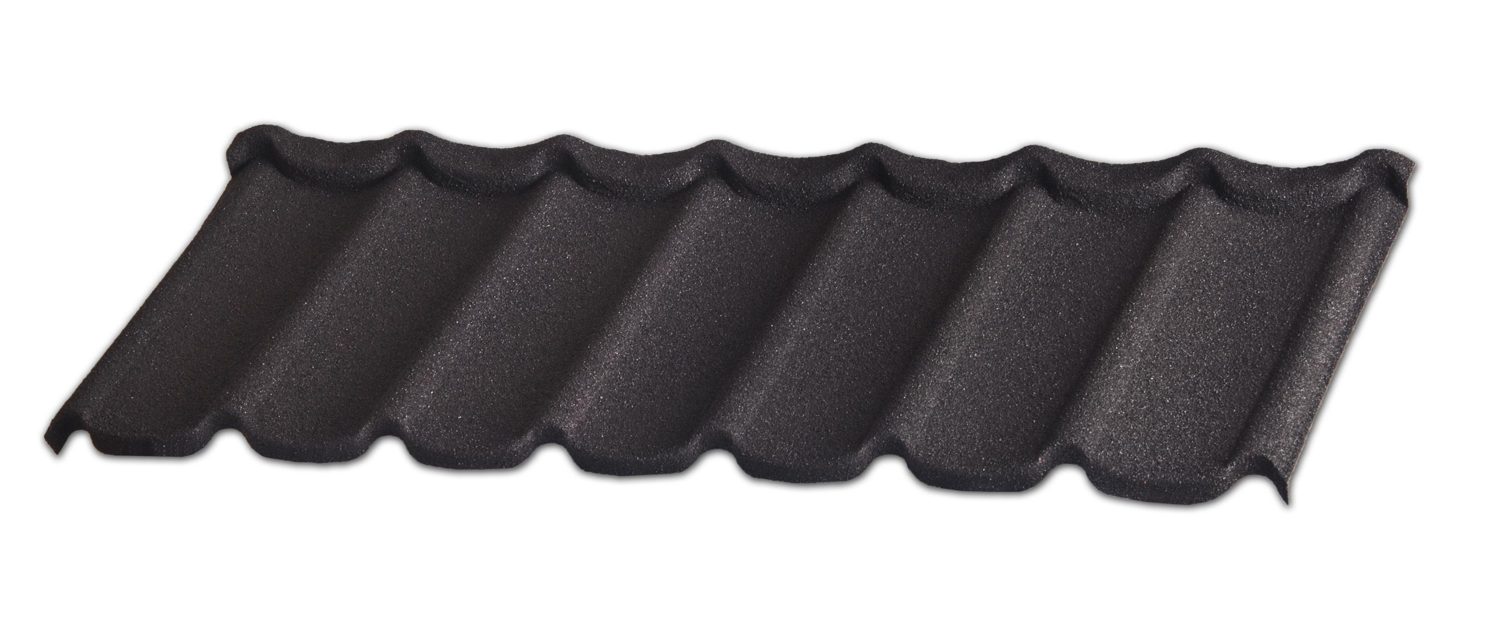 Лист композитной черепицы Gerard Diamant deep black