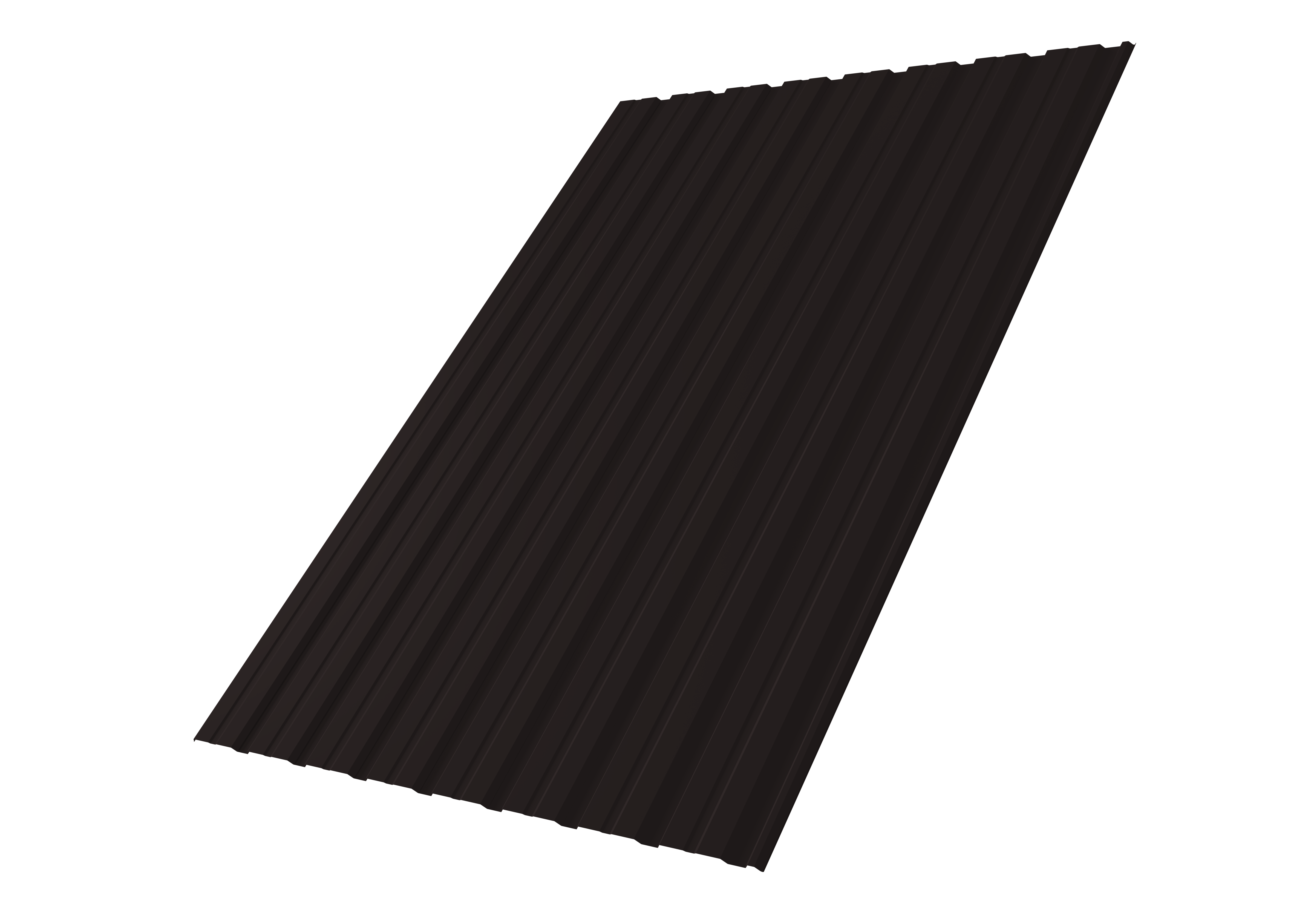 Профнастил С10R Grand Line 0,5 Drap RAL 9005 черный