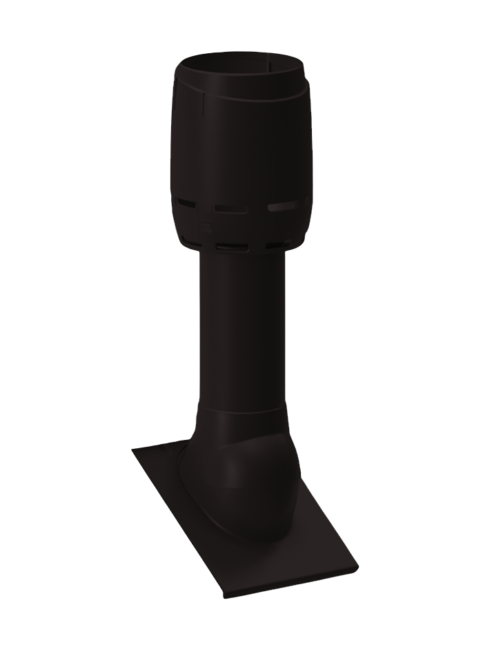 Дефлектор вытяжной вентиляции для плоской черепицы d125 Тегалит черный