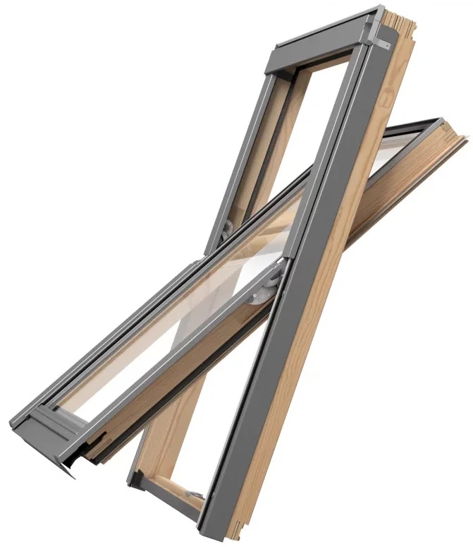 Окно мансардное RoofLITE+ DPY B900 78х118 (однокамерное, ручка снизу)