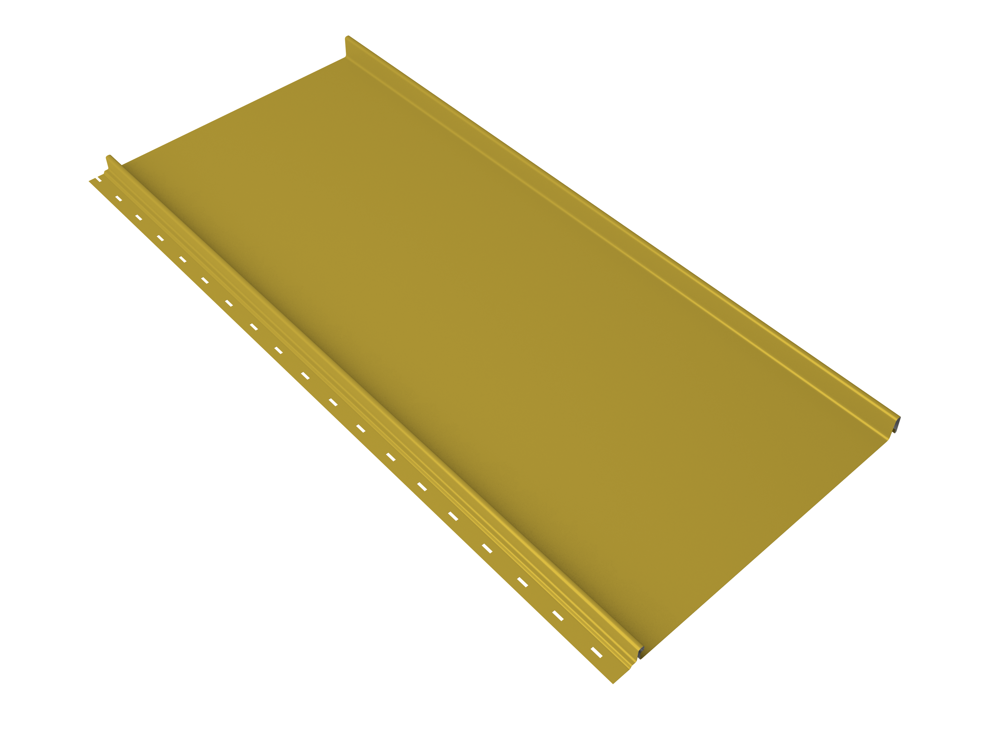 Кликфальц mini Grand Line 0,45 PE с пленкой на замках RAL 1018 цинково-желтый