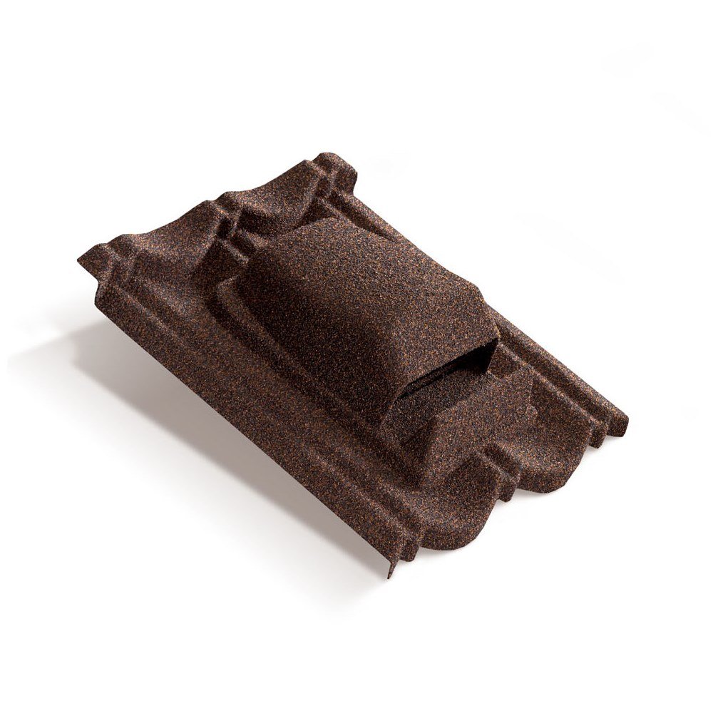 Вентилятор кровельный для композитной черепицы Metrotile RV75 MetroBond кофе