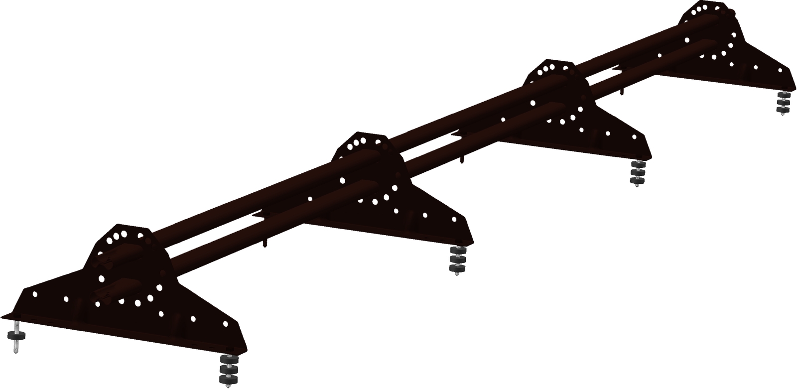 Снегозадержатель трубчатый Grand Line RAL 8019 3м