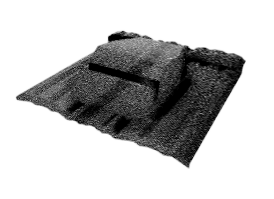 Вентилятор кровельный для композитной черепицы Metrotile RV75 MetroShake 2 рустик