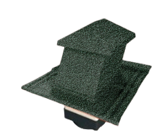 Вентилятор кровельный для композитной черепицы Metrotile HV15-15 MetroViksen темно-зеленый