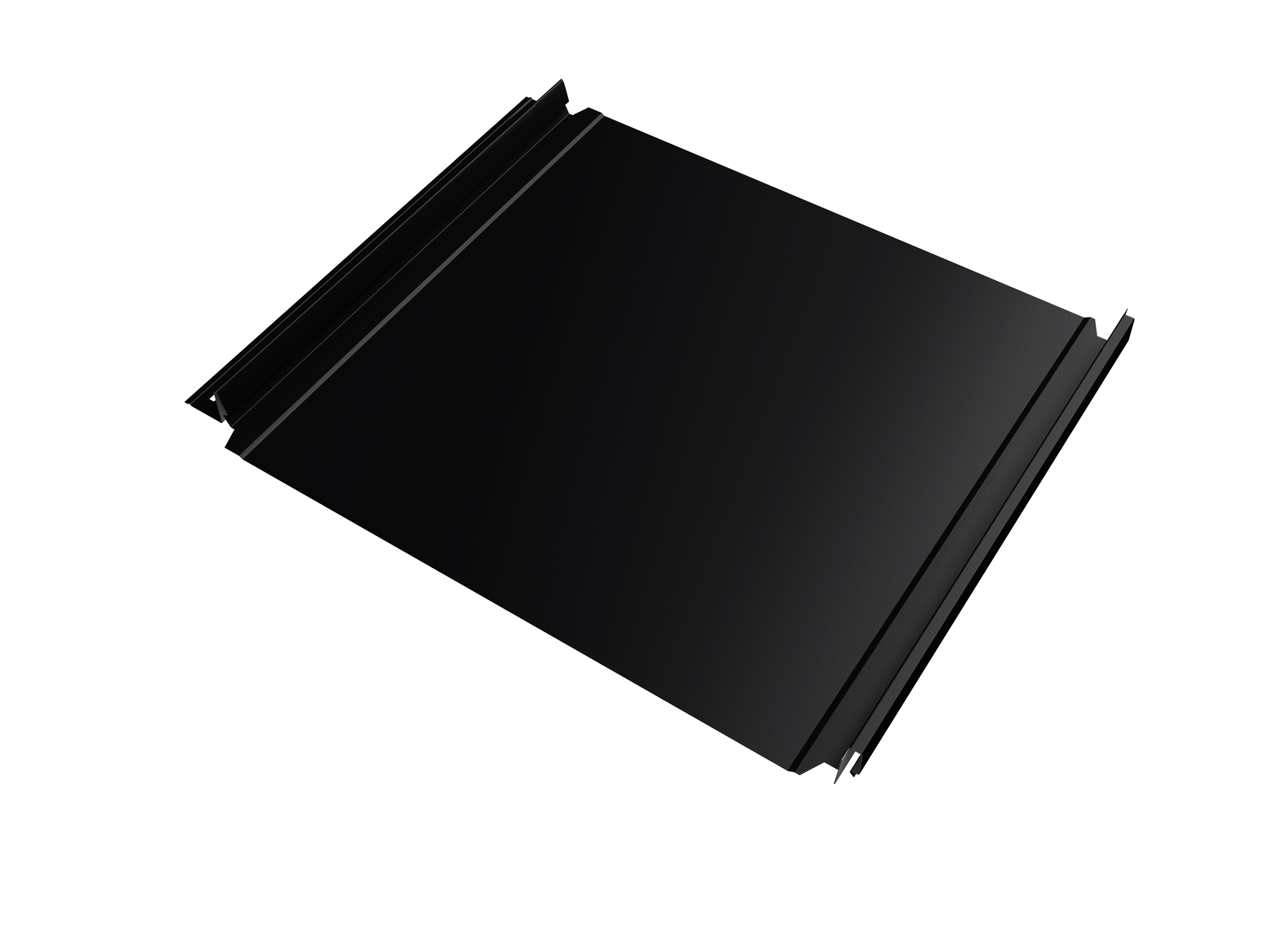 Кликфальц Double Pro Grand Line 0,5 Rooftop Бархат с пленкой на замках RAL 9005 черный