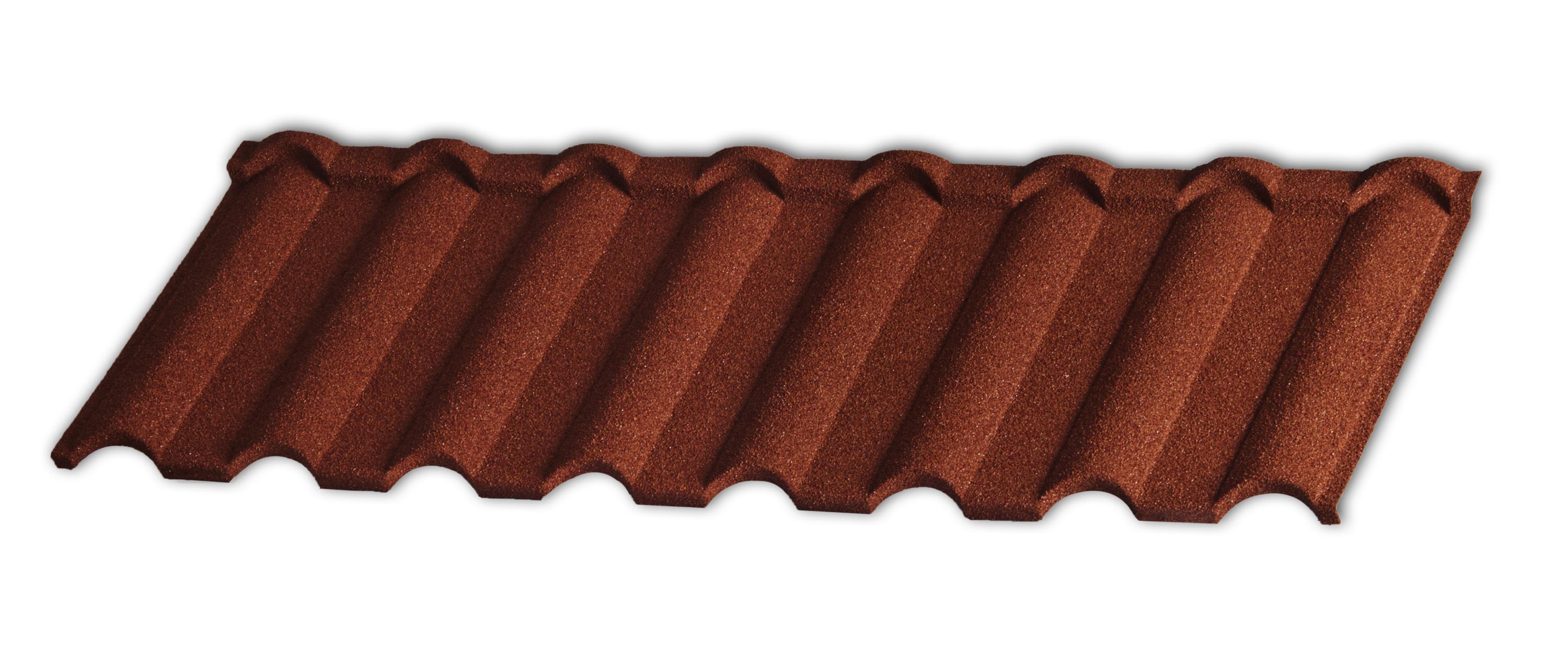 Лист композитной черепицы Gerard Milano rosso