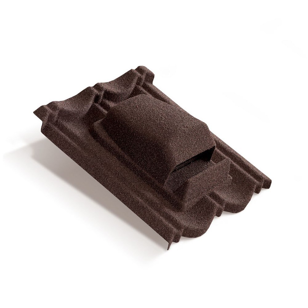 Вентилятор кровельный для композитной черепицы Metrotile RV75 MetroBond коричневый