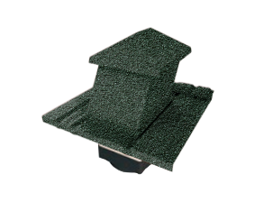 Вентилятор кровельный для композитной черепицы Metrotile HV15-15 MetroShake 2 темно-зеленый