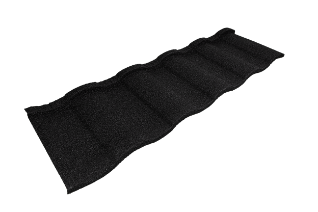 Лист композитной черепицы Grand Line Roman черный кофе