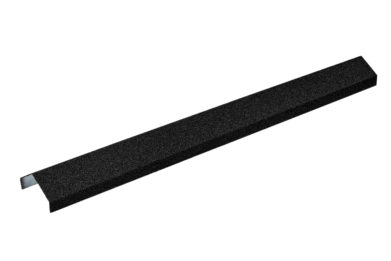 Конек ребровой для композитной черепицы CM Roof черный (1,35м)