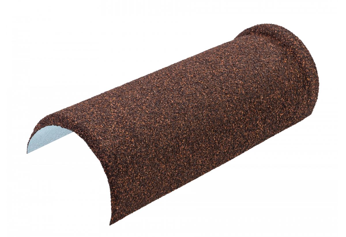 Конек полукруглый для композитной черепицы Luxard пробка (0,395м)