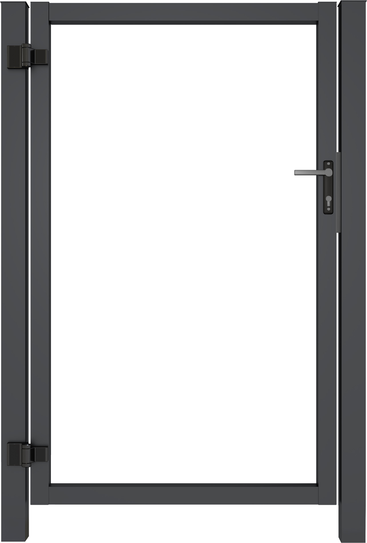 Калитка Жалюзи Puma Lock 1,68х1 RAL 7024 без заполнения тип А