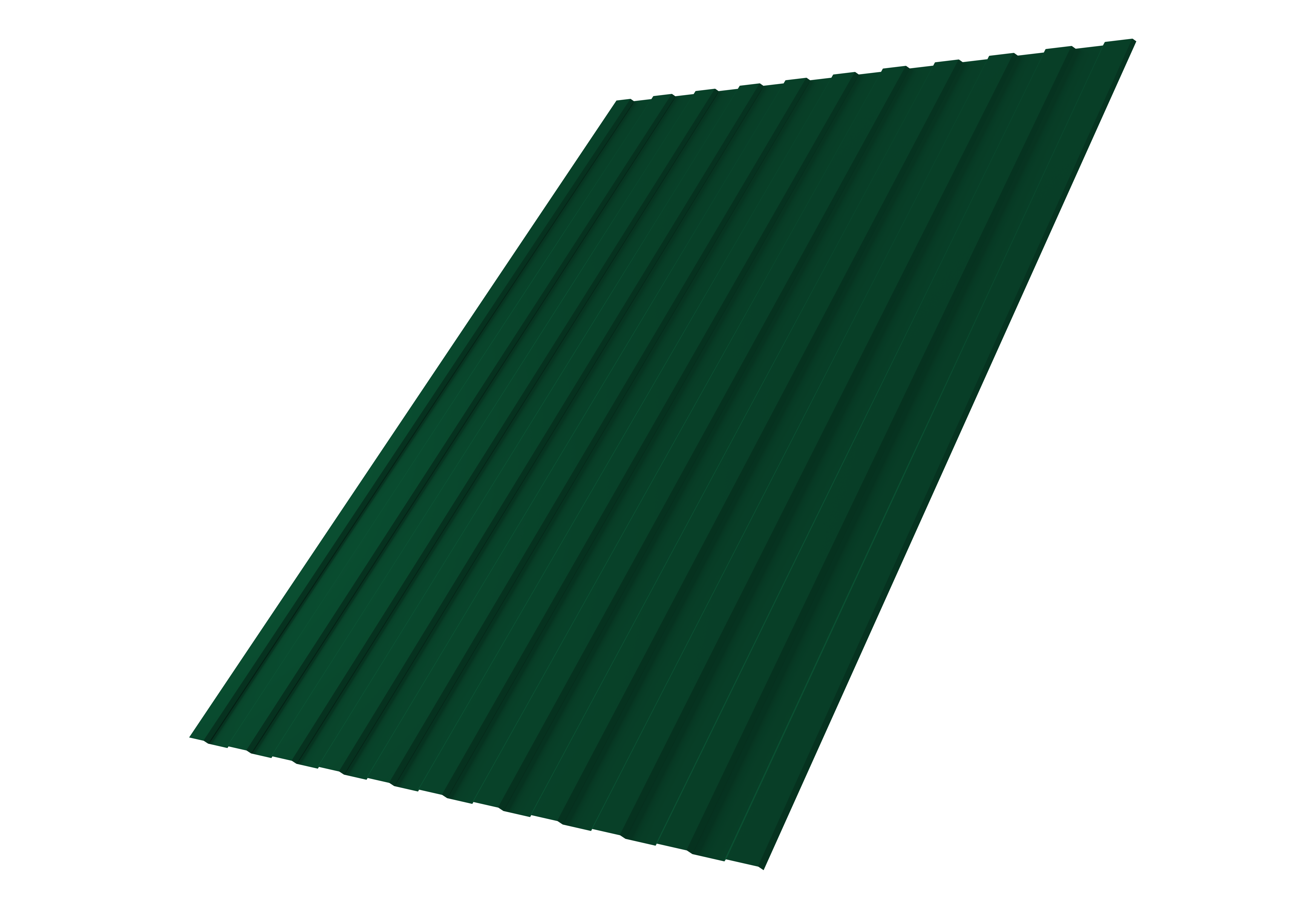 Профнастил С8A v01 Grand Line 0,5 Satin Matt TX RAL 6005 зеленый мох