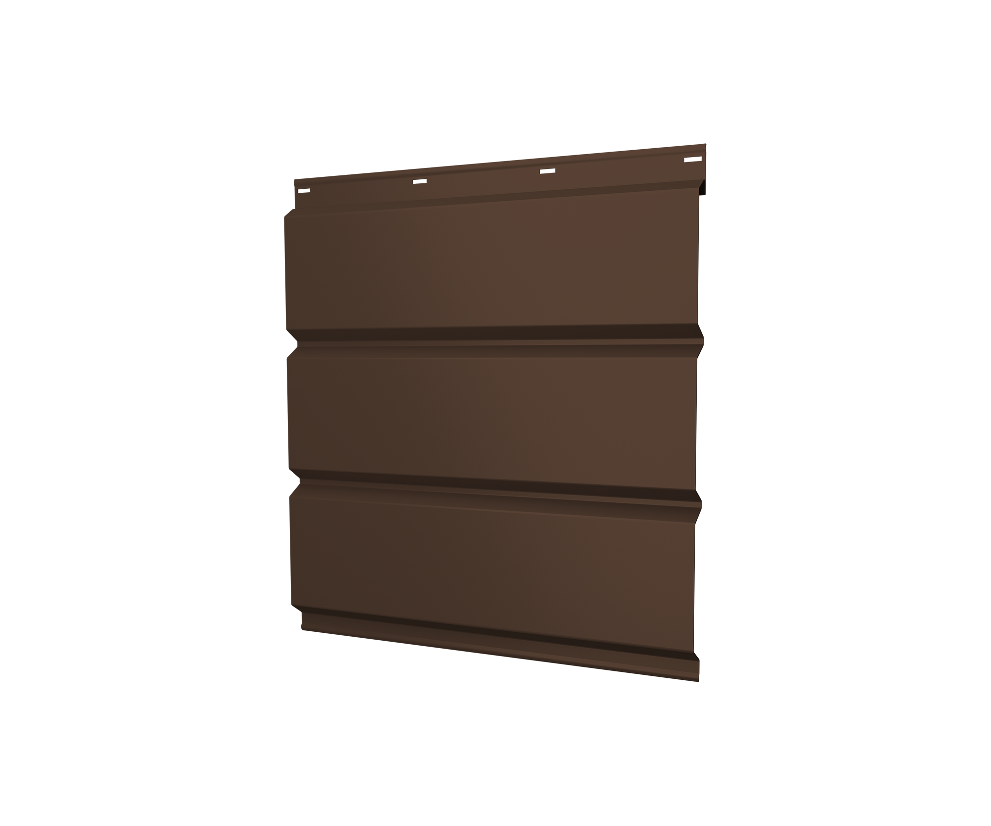 Софит металлический Grand Line без перфорации 0,5 PE с пленкой RAL 8017 шоколад