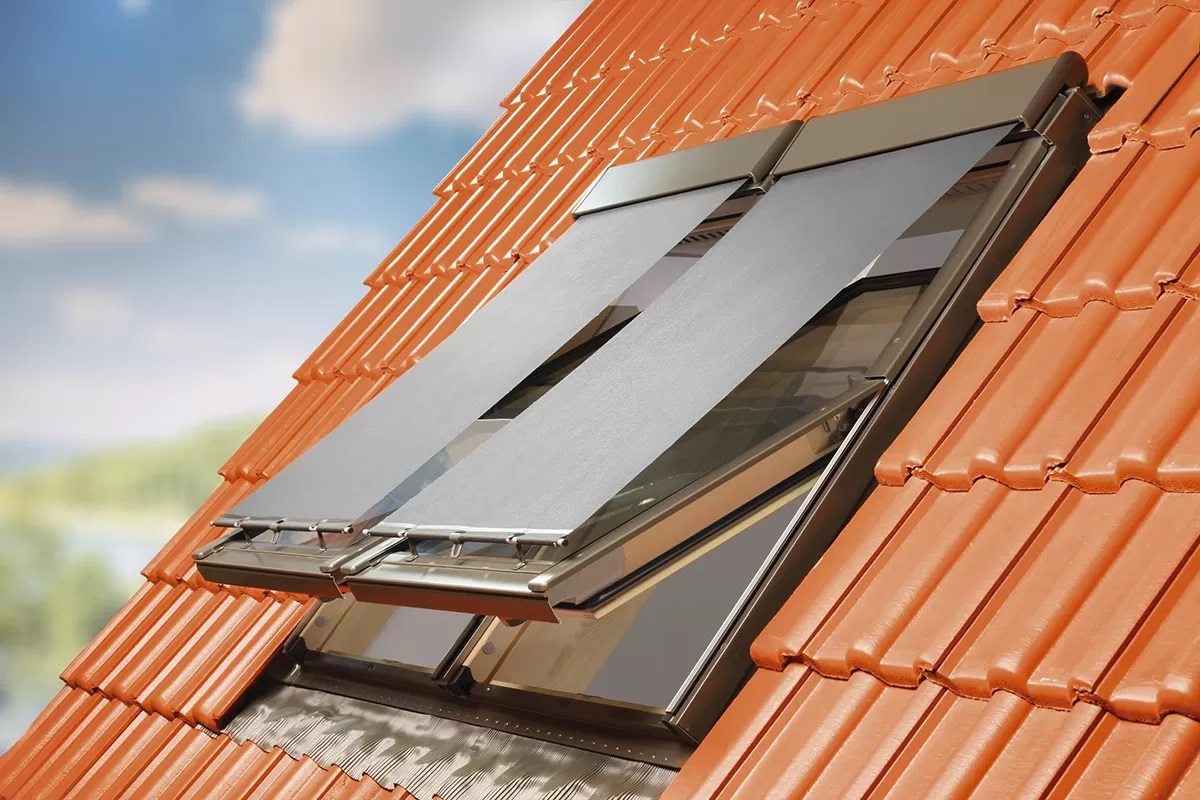 Маркиза FAKRO AMZ New Line (089) 78х160 серо-коричневый