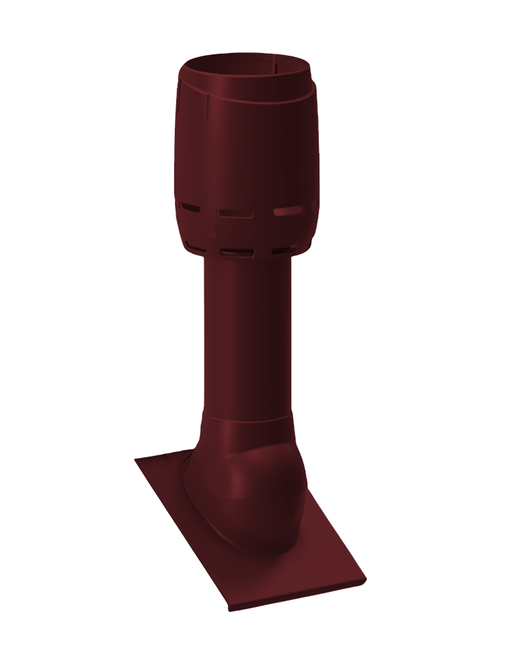 Дефлектор вытяжной вентиляции для плоской черепицы d125 Тегалит вишня