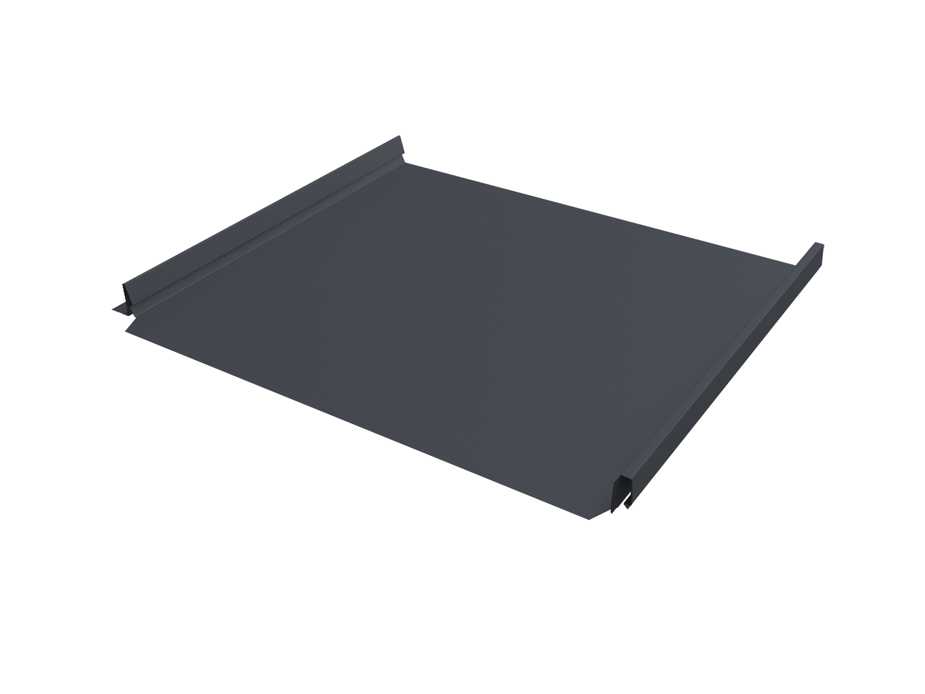 Кликфальц Pro v02 Grand Line 0,5 Velur X с пленкой на замках RAL 7024 мокрый асфальт