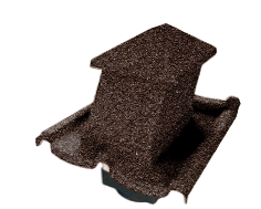 Вентилятор кровельный для композитной черепицы Metrotile HV15-15 Mistral коричневый