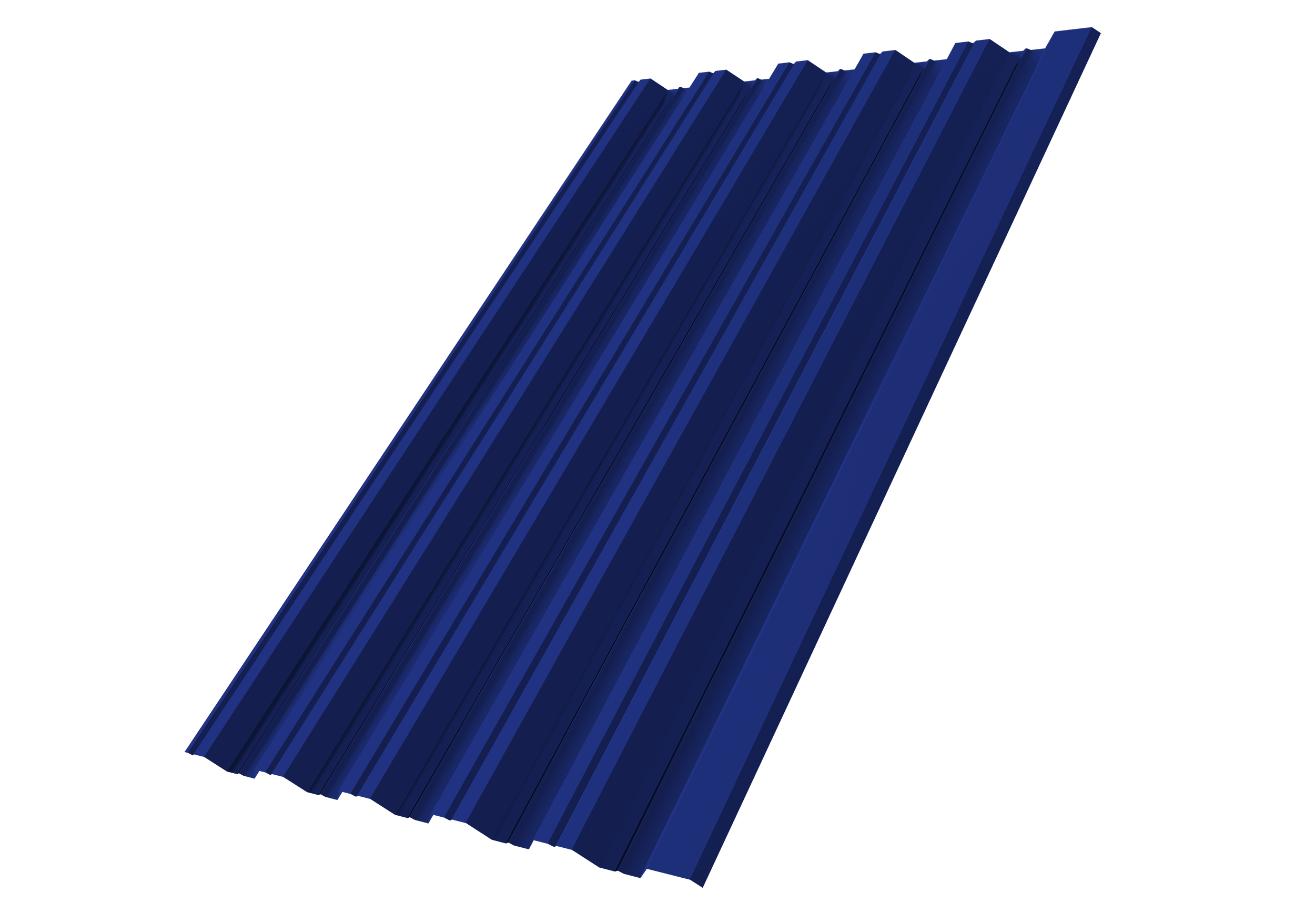 Профнастил НС35R Grand Line 0,45 PE RAL 5002 ультрамариново-синий