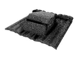 Вентилятор кровельный для композитной черепицы Metrotile RV75 MetroShake 2 серый