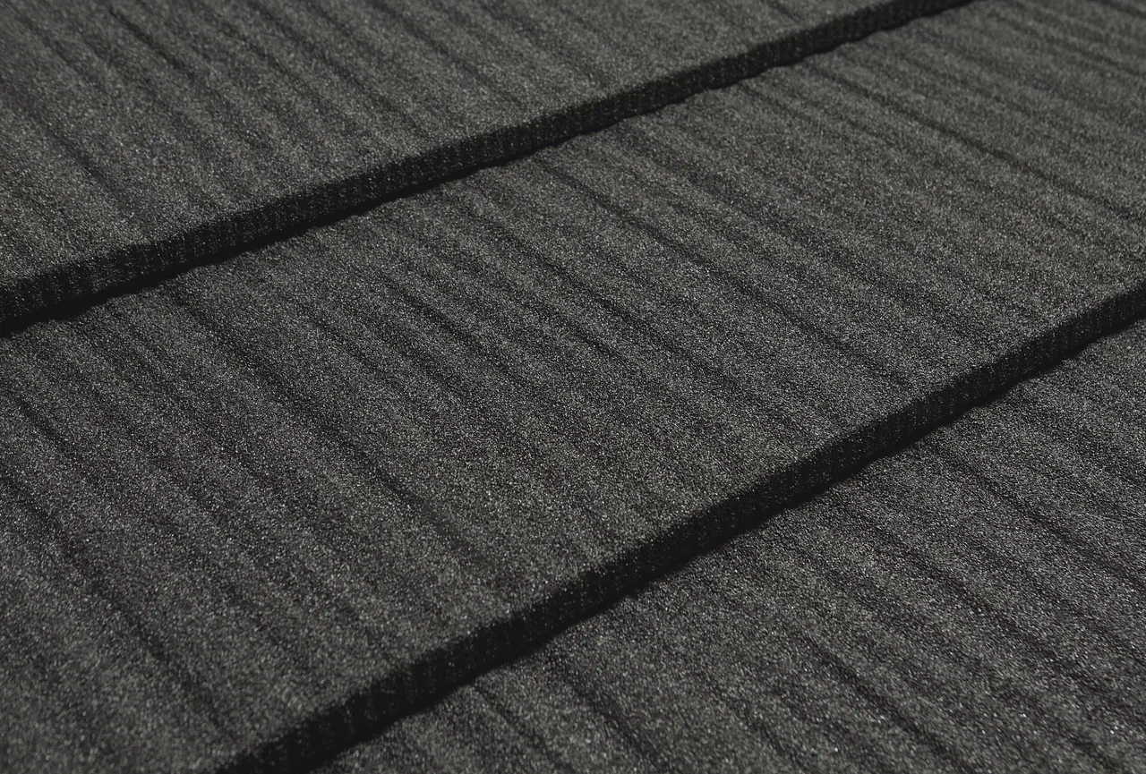 Лист композитной черепицы CM Roof Shake black (черный)