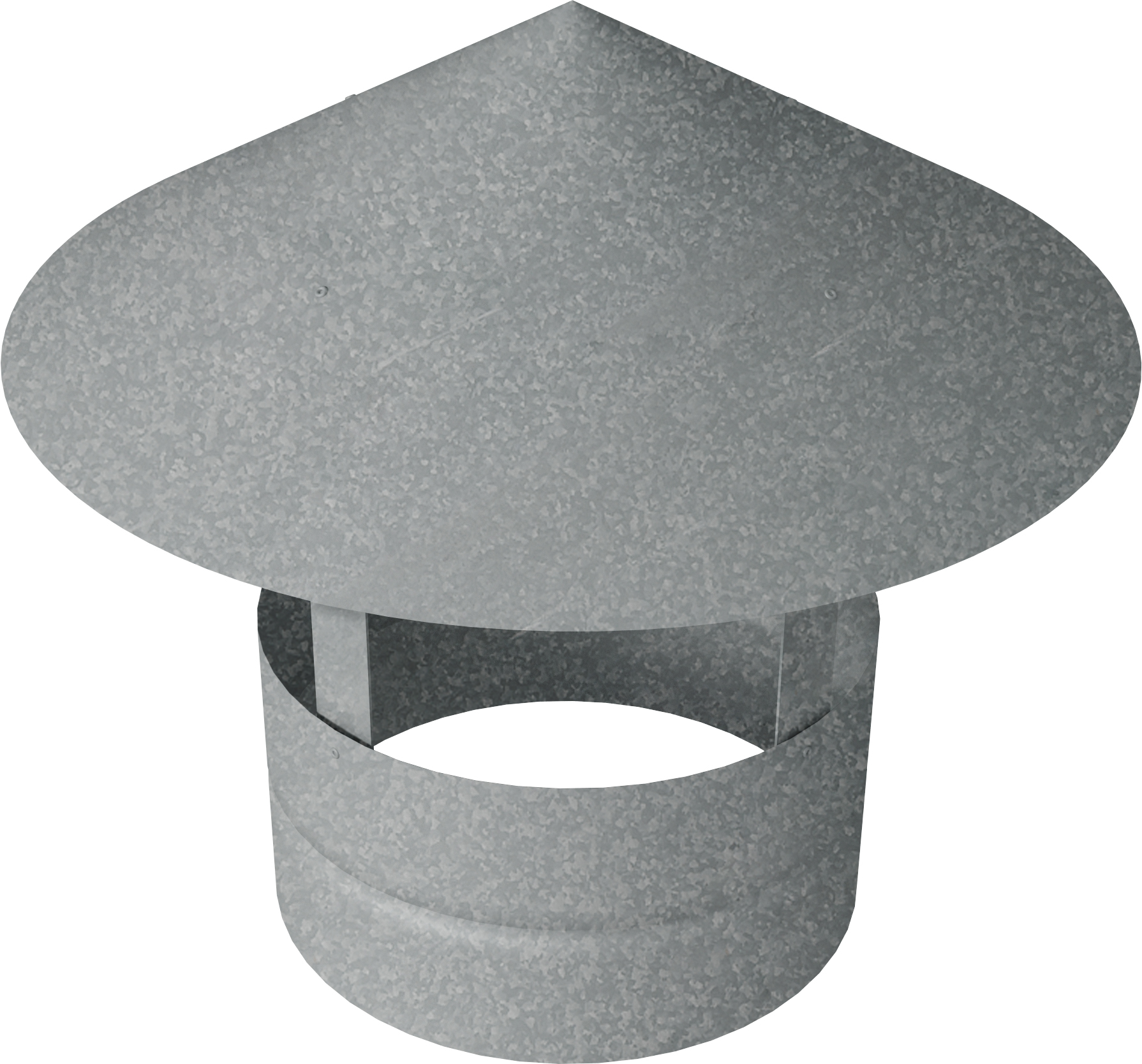 Дымник на трубу круглый d300 0,4 Zn