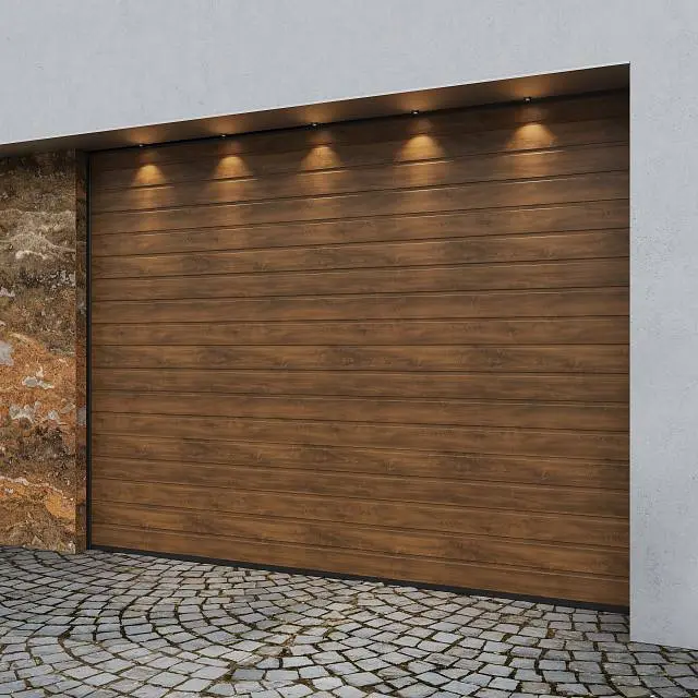 Автоматические гаражные секционные ворота ALUTECH Trend 3000x2250 мм