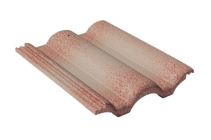 Рядная черепица Braas Таунус дюна